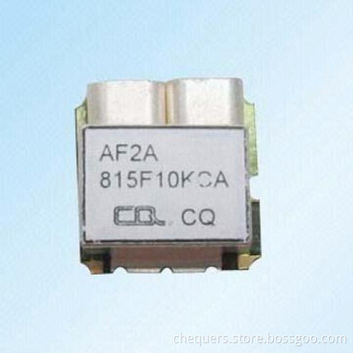 Array Band Pass Dielectric Filter with Customized Bandwidth and Attenuation SAW Filters